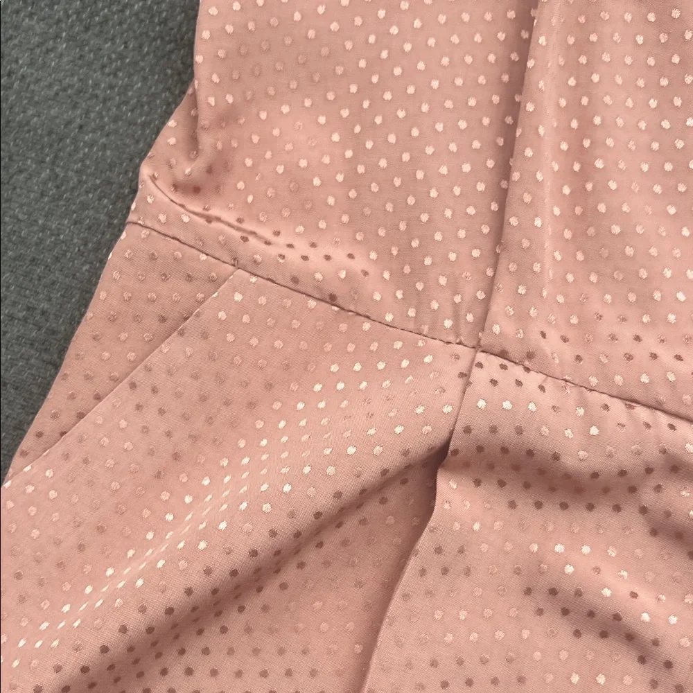 Topshop Blush Pink Satin Long-Sleeve Romper